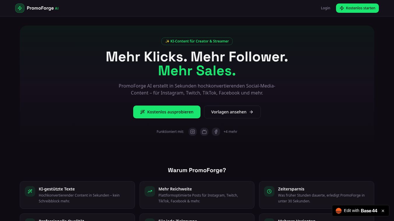 PromoForge AI