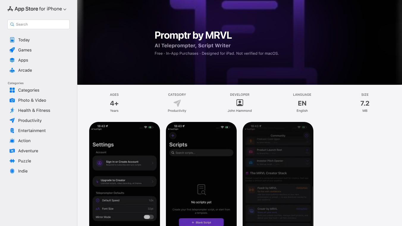 🎙️ Promptr by MRVL