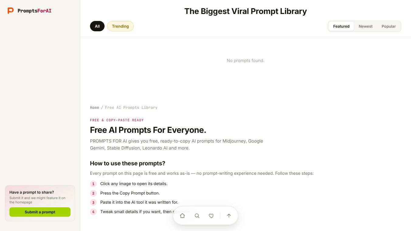 Prompts For AI