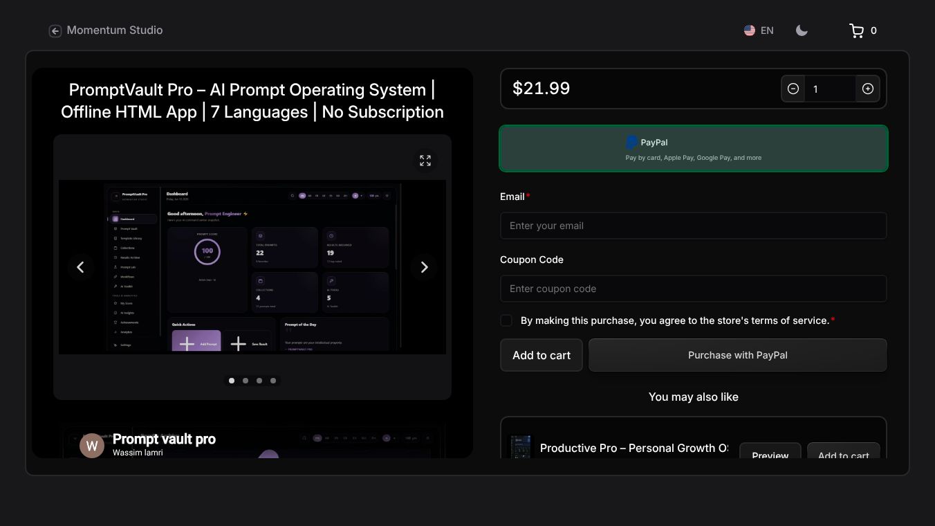 PromptVault Pro