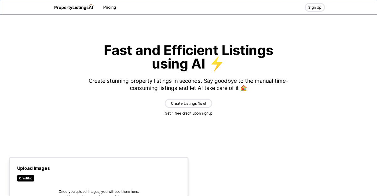 Property Listings AI