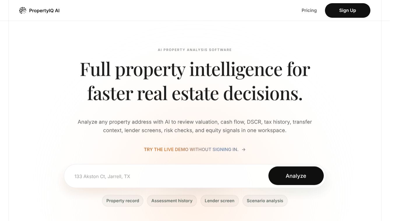 PropertyIQ AI