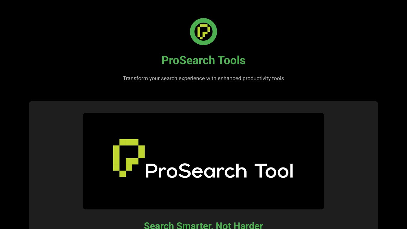 ProSearch Tool