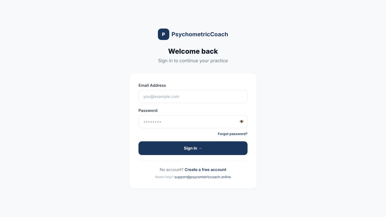 PsychometricCoach — Ace Your Tests