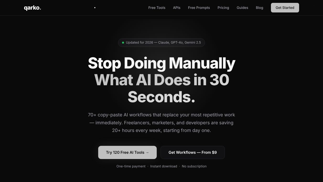 qarko — AI Workflow Automation Guides