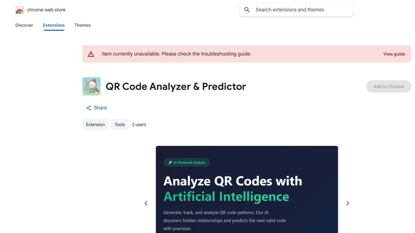 QR Code Analyzer & Predictor