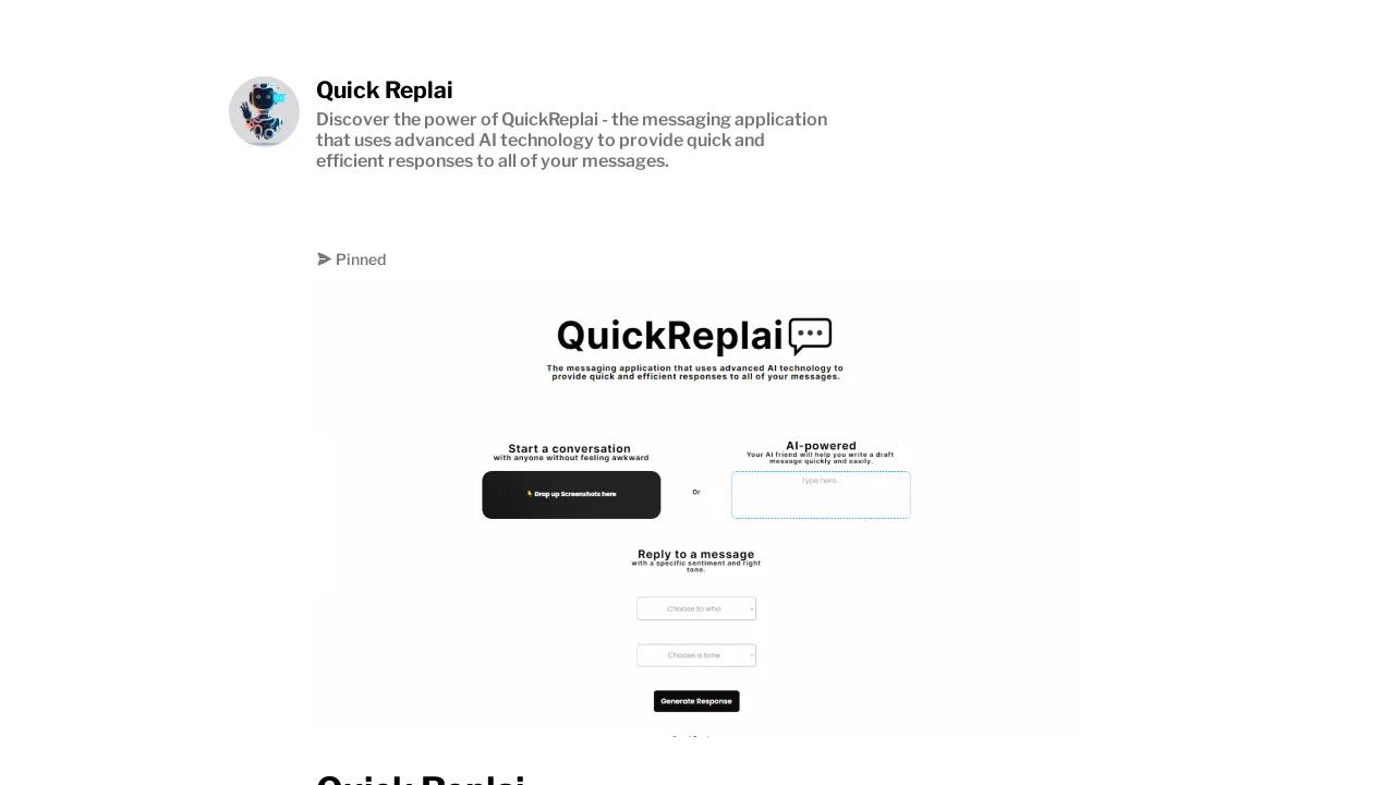 Quickreplai.Com