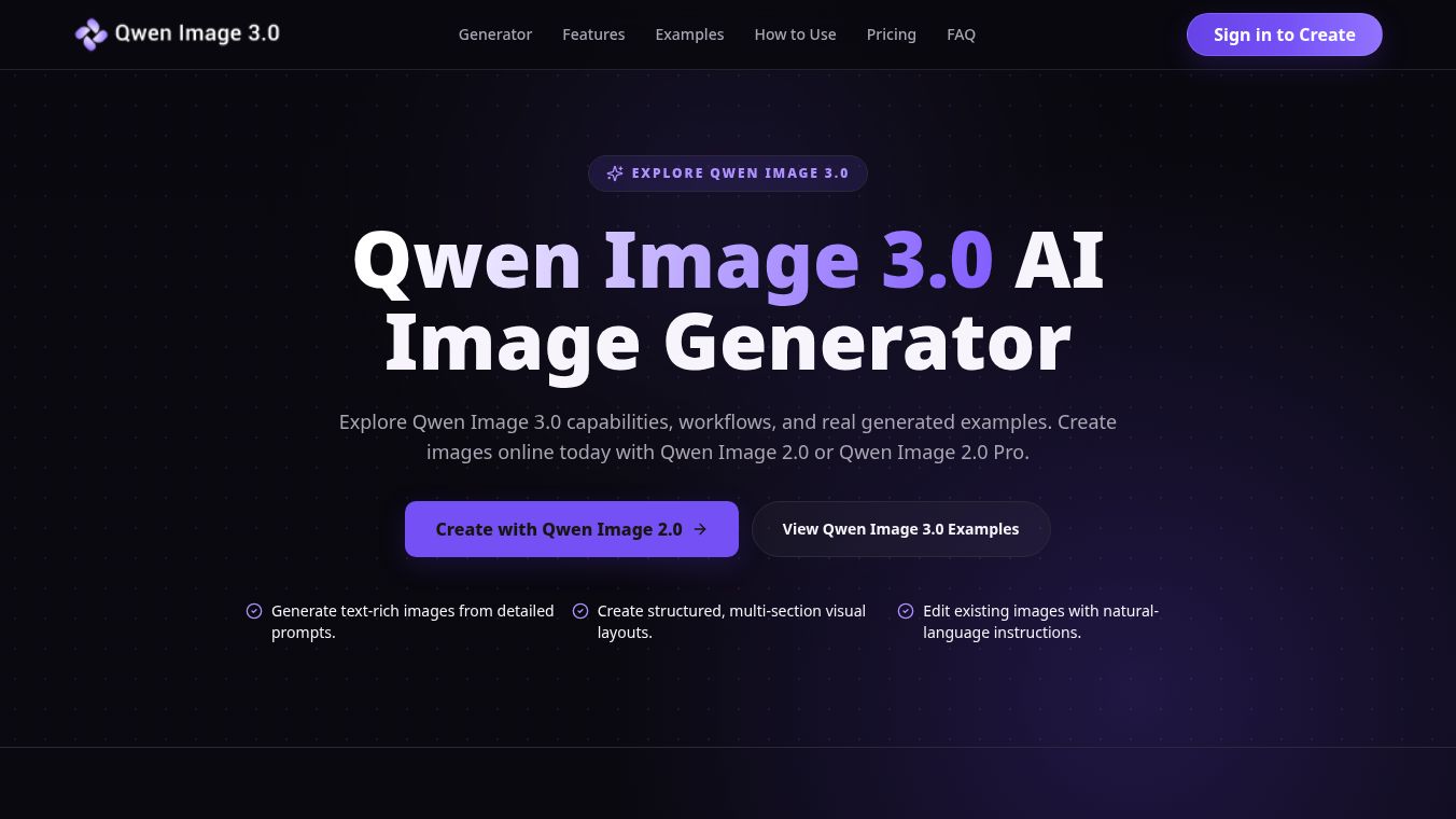 Qwen Image 3.0