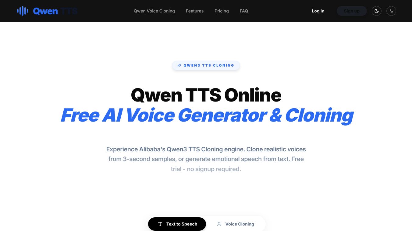 Qwen TTS Online