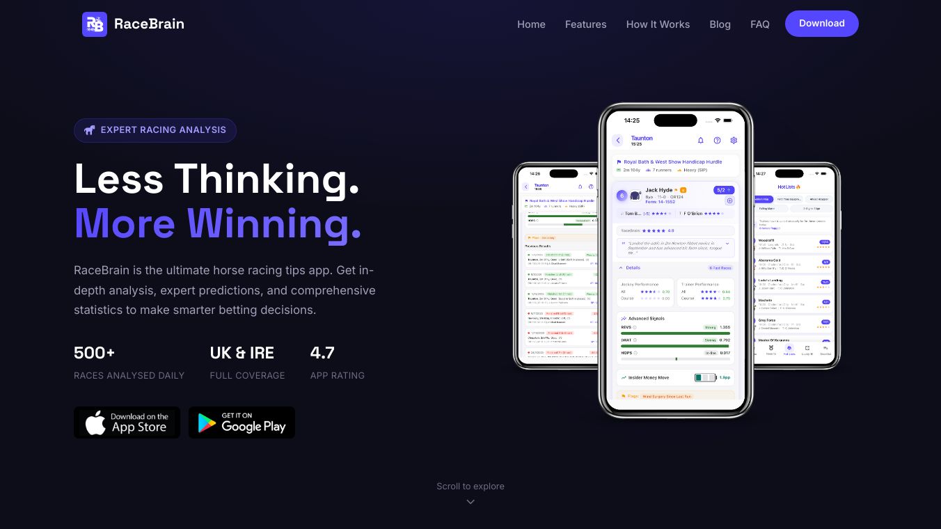 RaceBrain - Horse Racing Tips