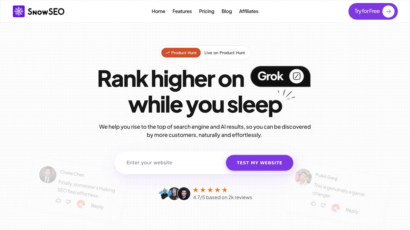 Rank #1 in search & AI, while you sleep