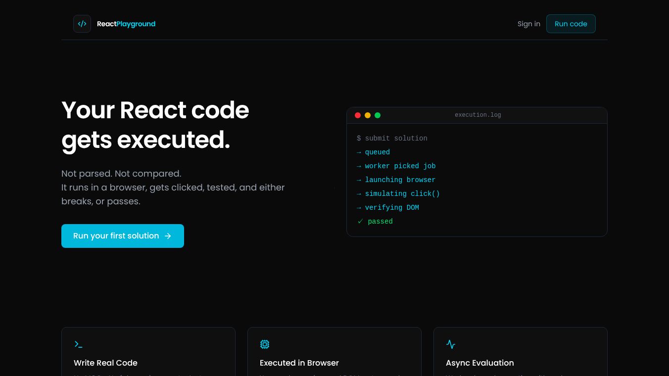 React Playground
