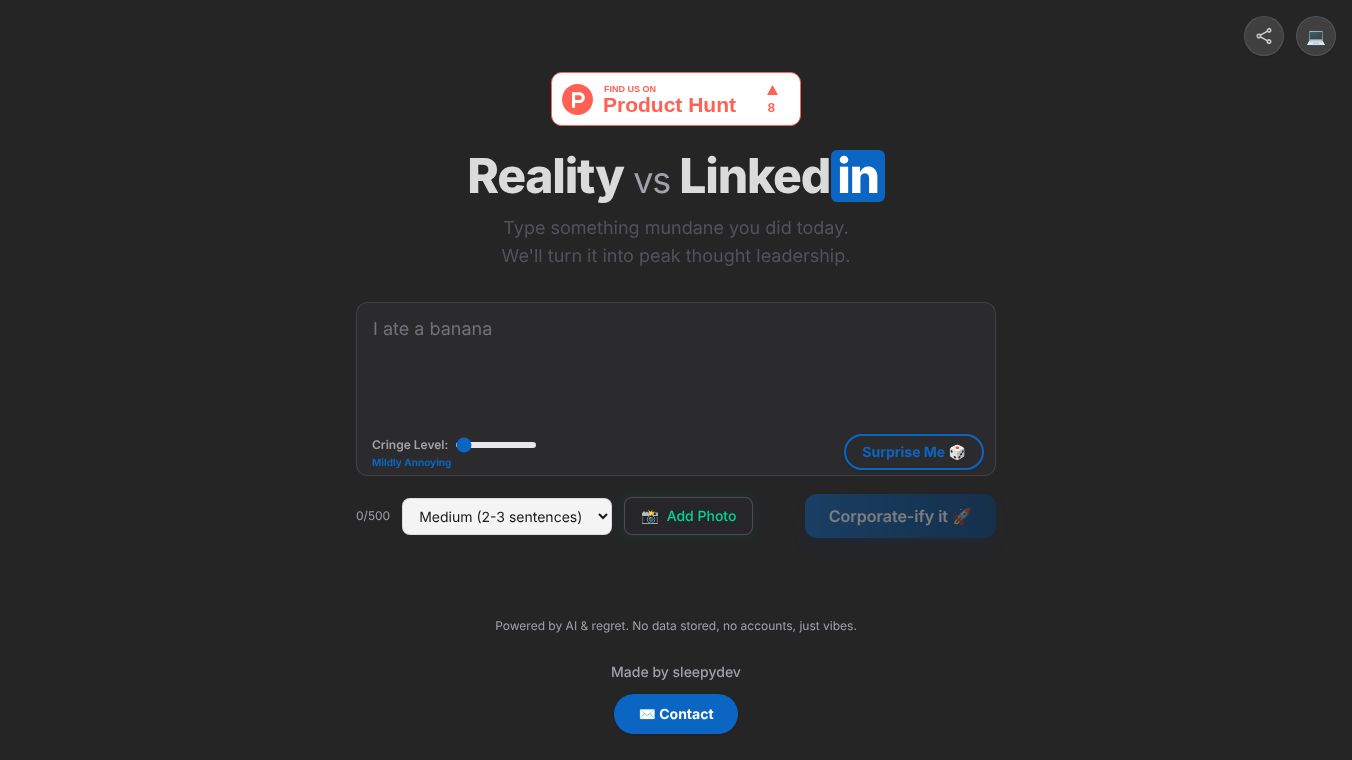 Reality vs Linkedin cringe