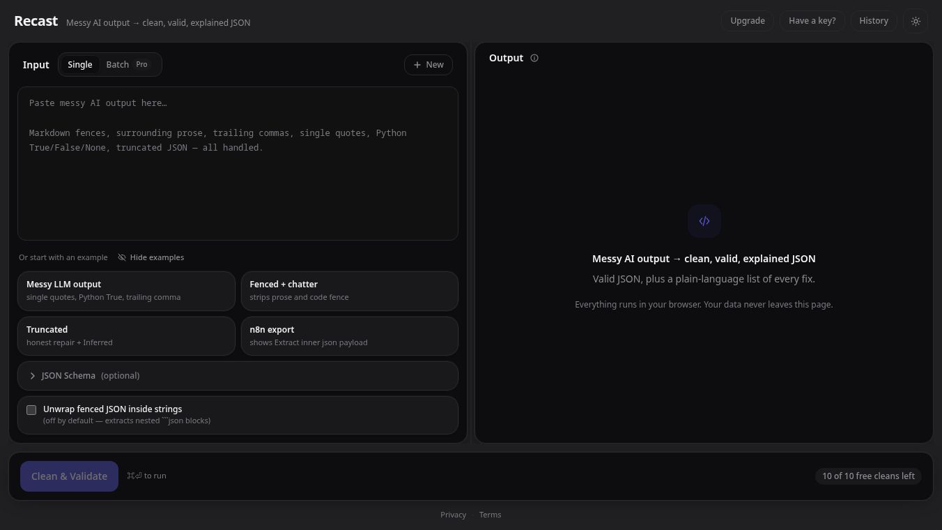 Recast Pro