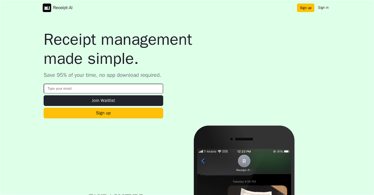 Receipt AI