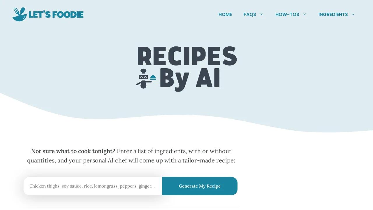 Recipes By AI