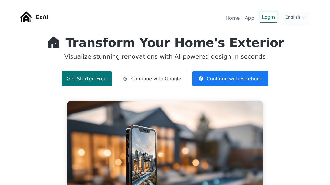 Redesign home exterior using AI in 30sec