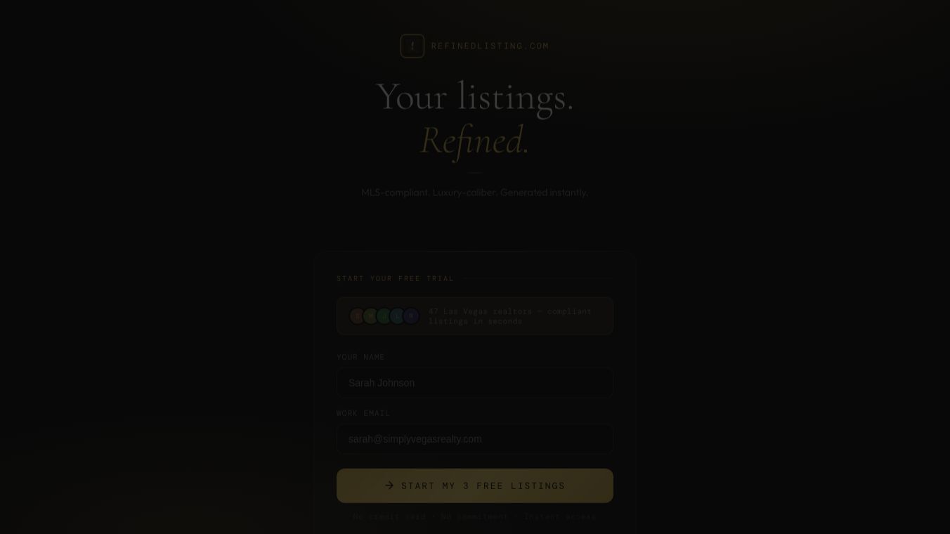 Refined Listing