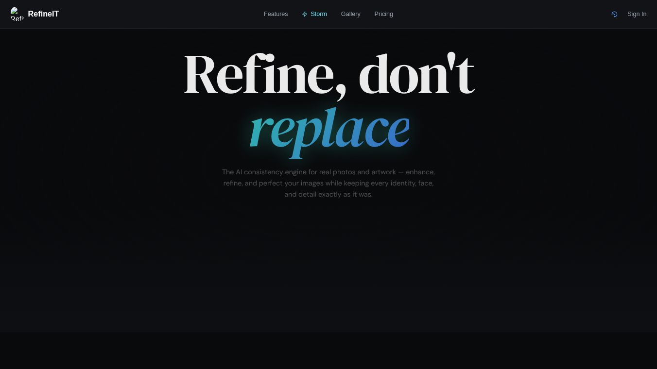 RefineIT | Ai Consistency Studio