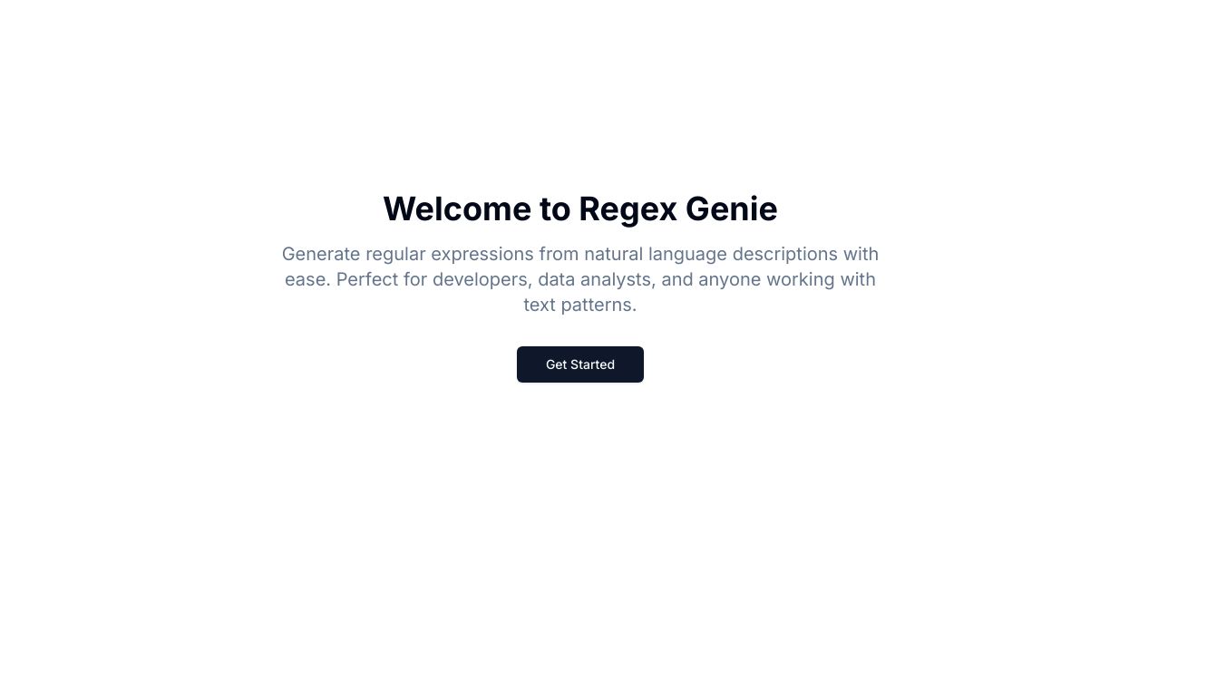 Regex Genie