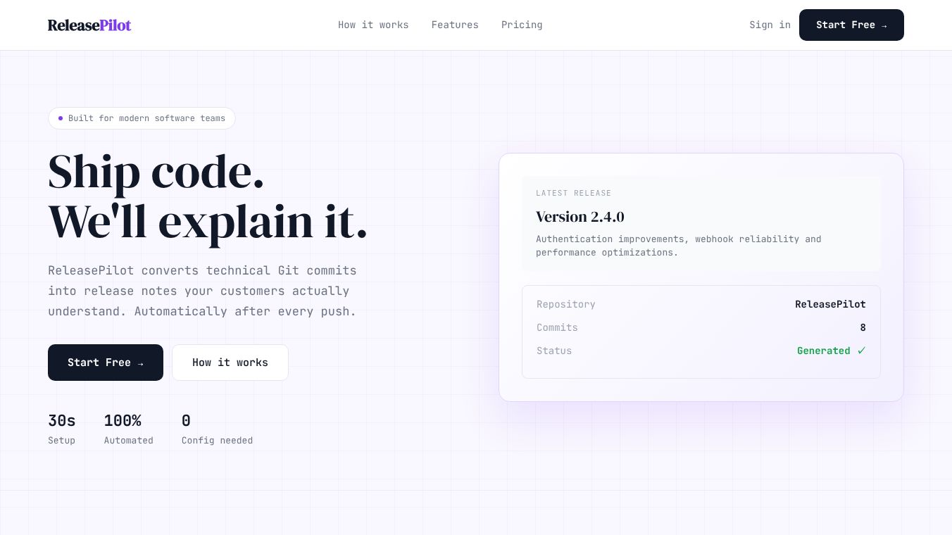 ReleasePilot