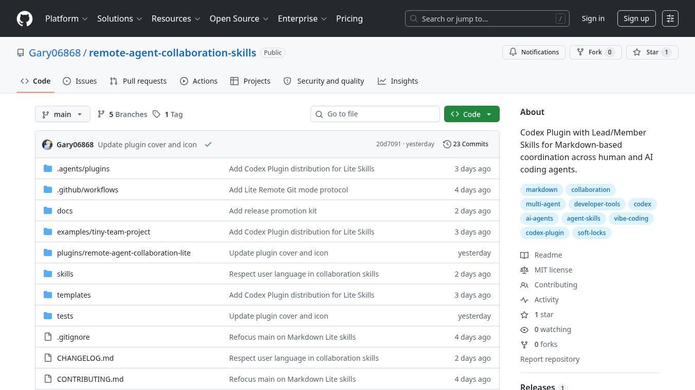 Remote Agent Collaboration Lite