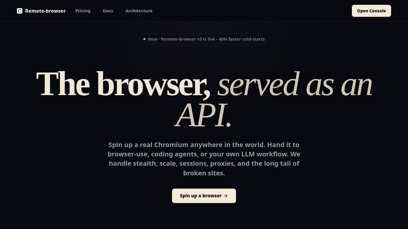 Remote Browser