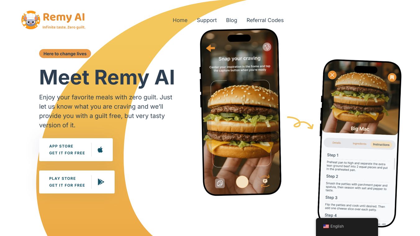 Remy AI - Guilt Free Eating