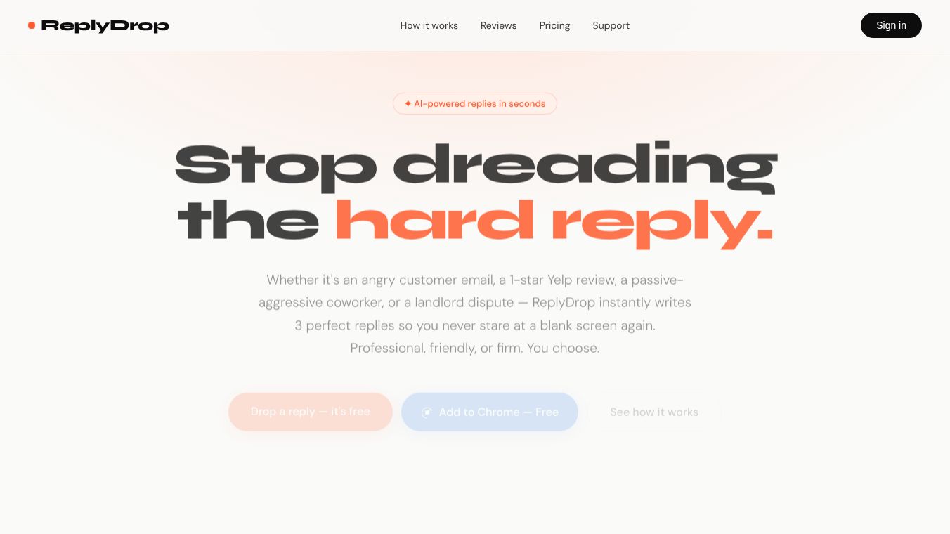 ReplyDrop