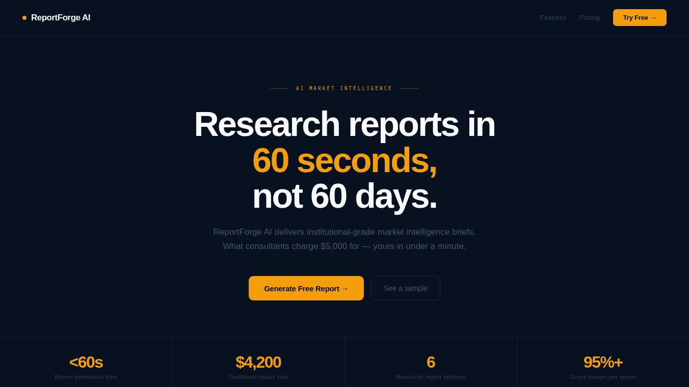 ReportForge AI