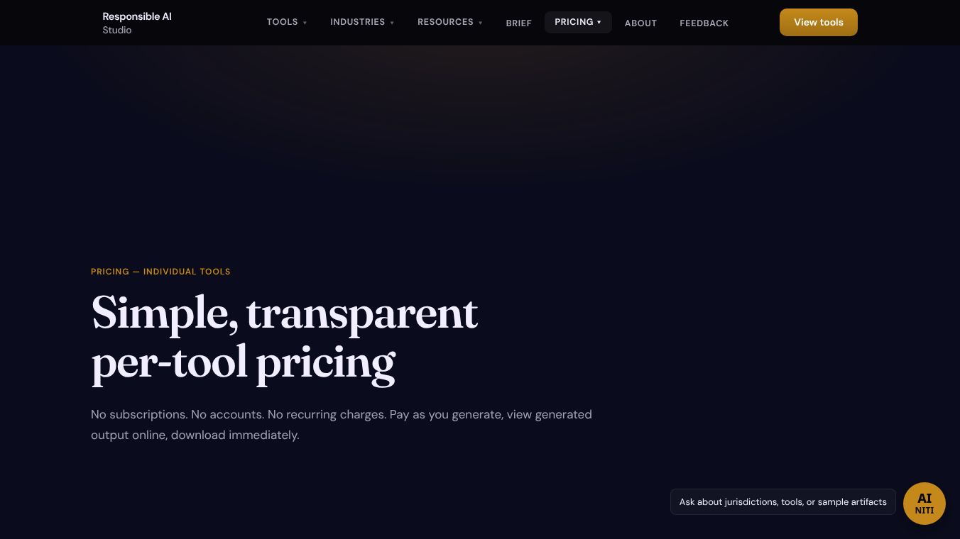 Responsible AI Studio