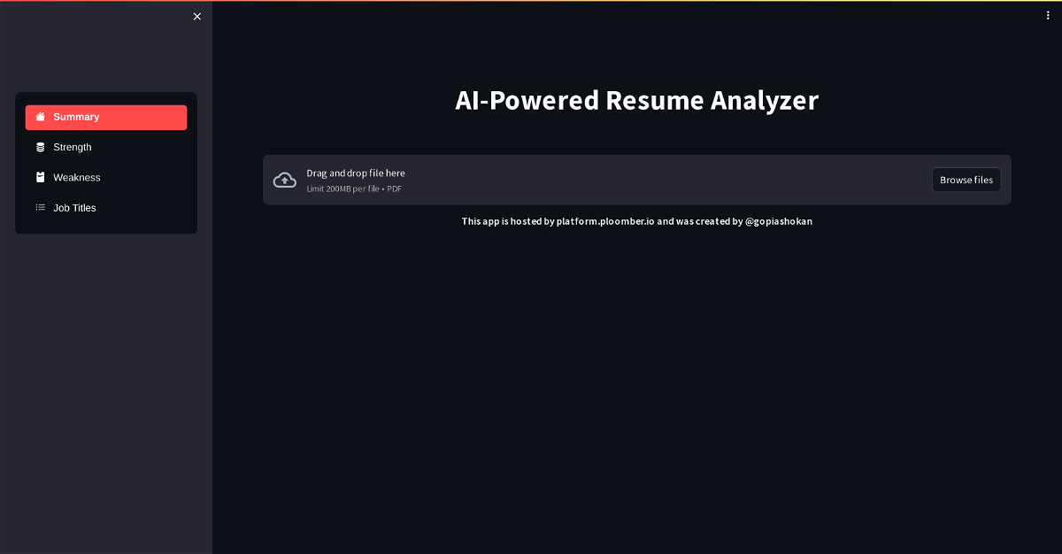 Resume Analyzer AI