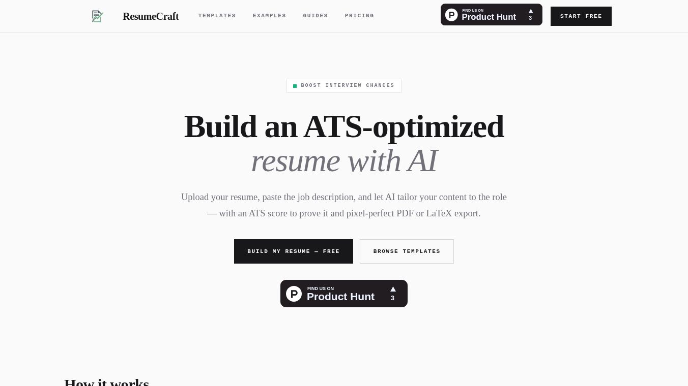 ResumeCraft