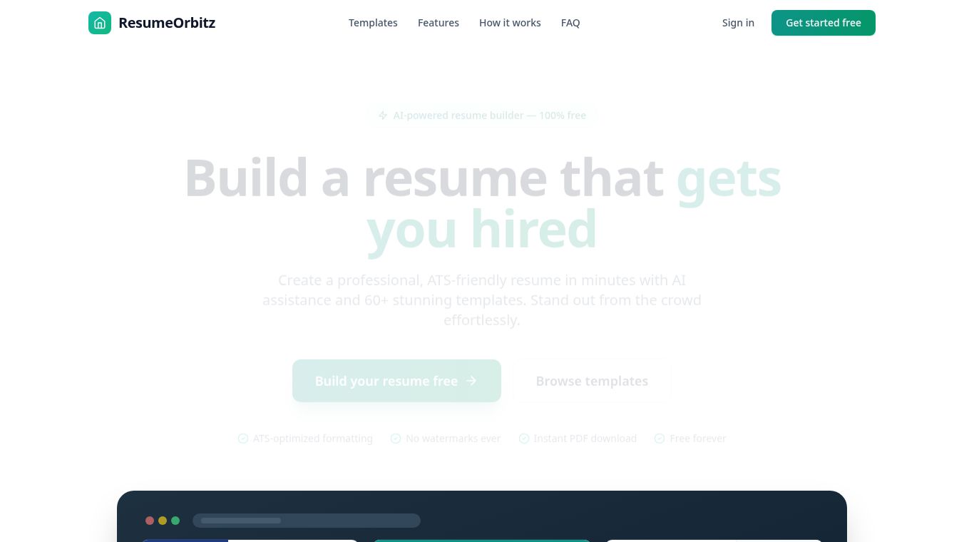 ResumeOrbitz