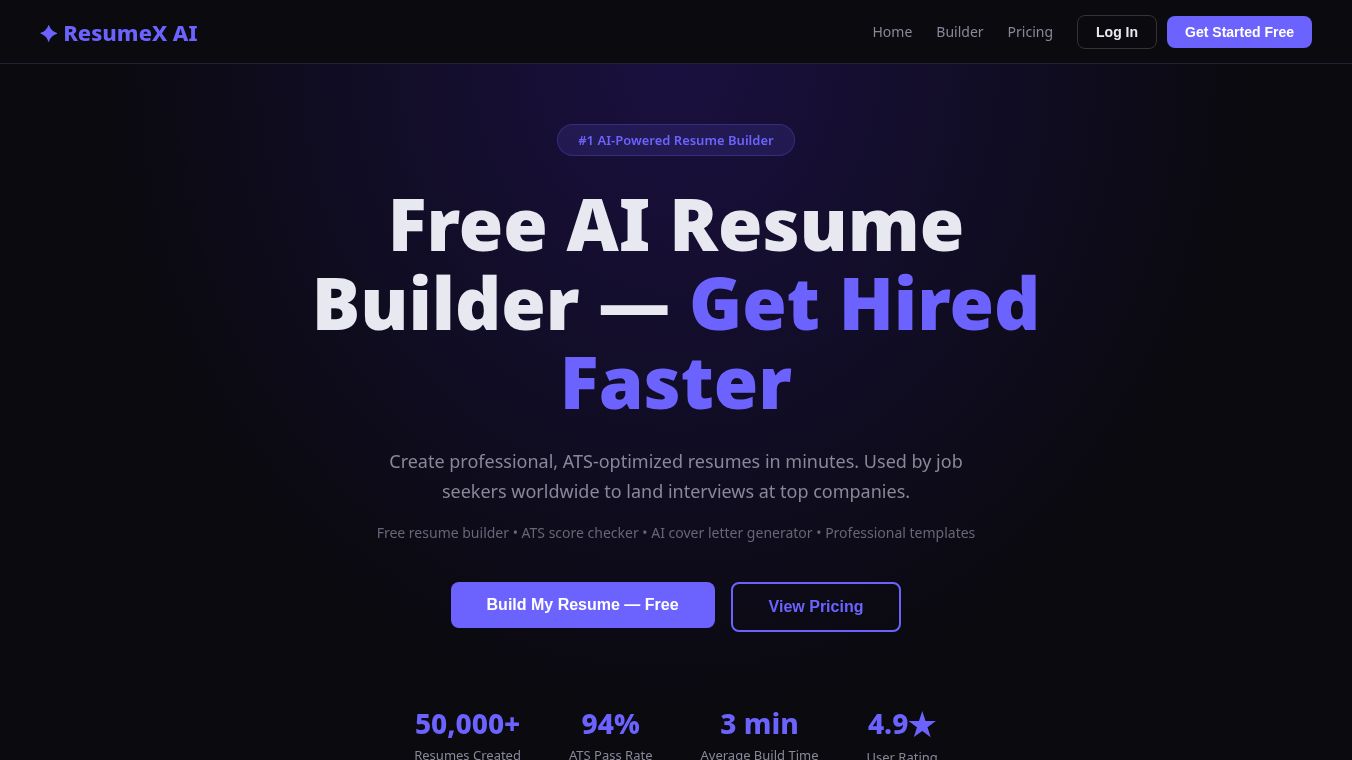 ResumeX AI