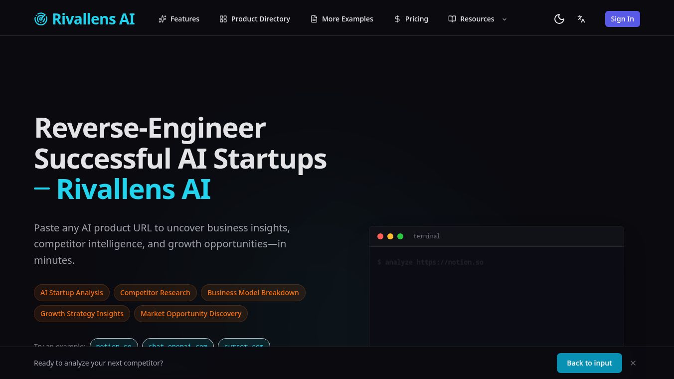 Reverse Engineer Any AI Startup