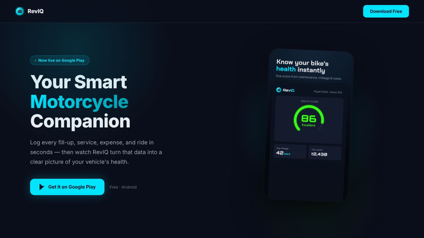 RevIQ: Smart Vehicle Tracker