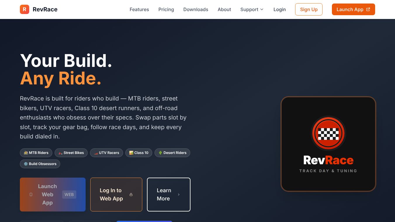 RevRace App