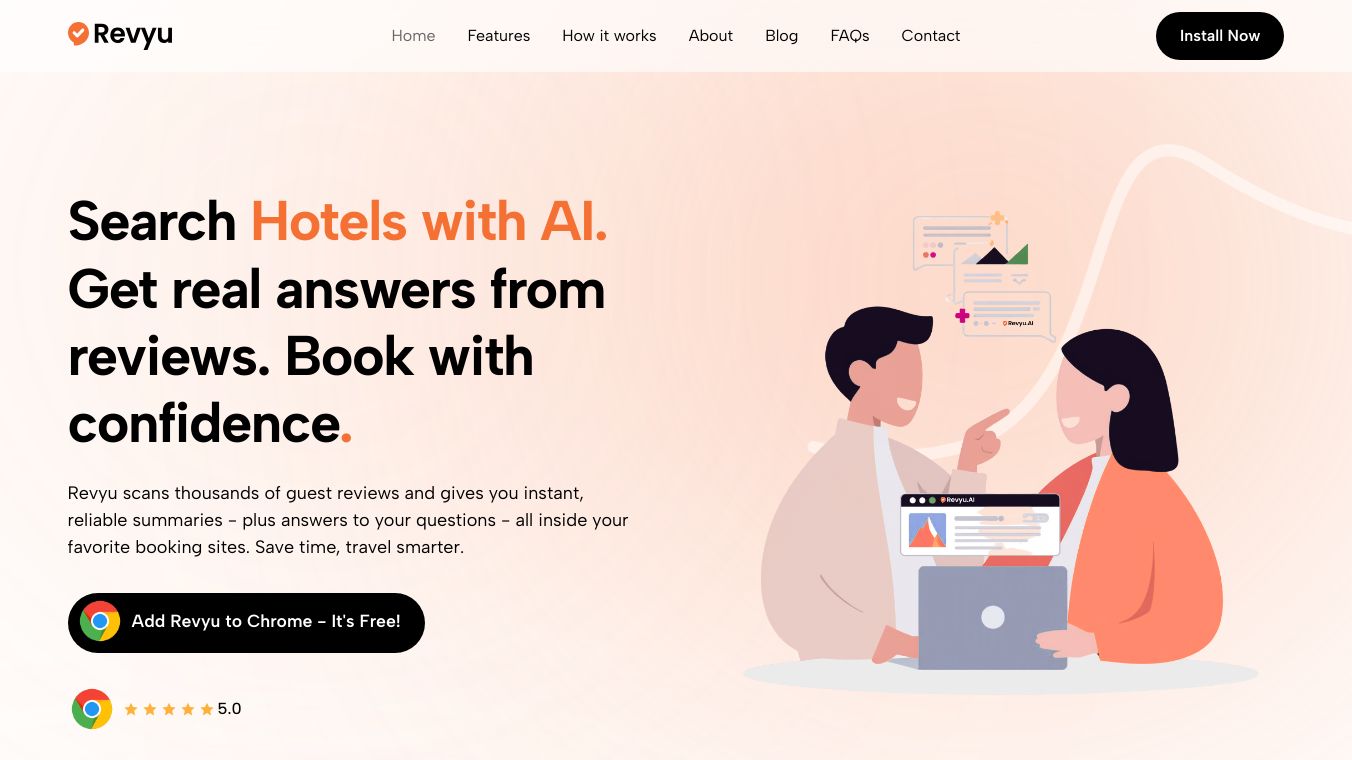 Revyu.AI - Smart Hotel Booking