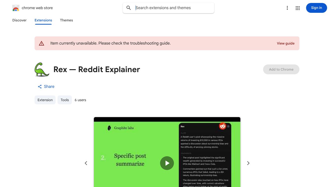 Rex - Reddit Explainer