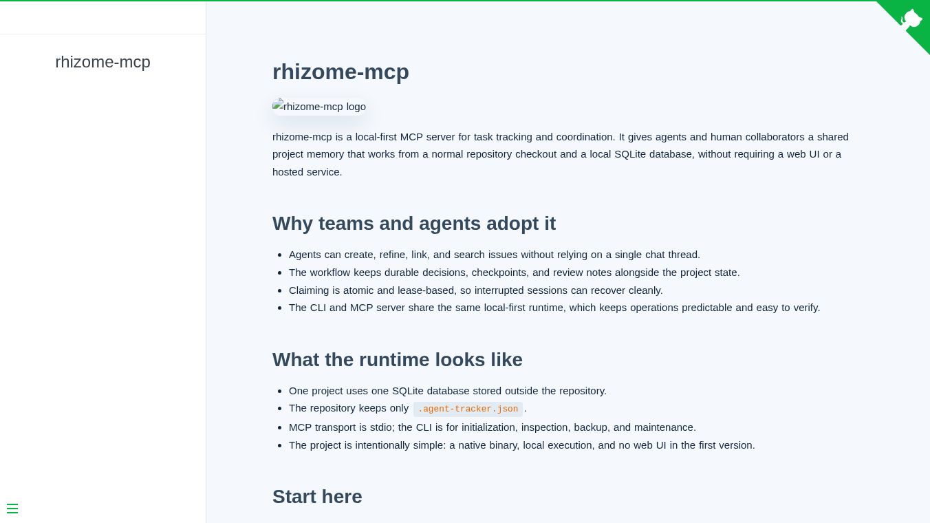 Rhizome MCP