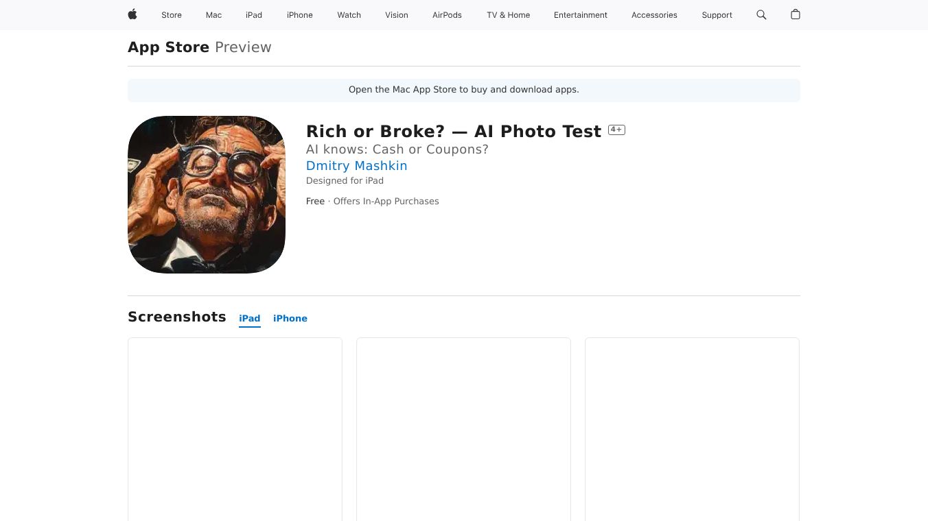 Rich or Broke? — AI Photo Test