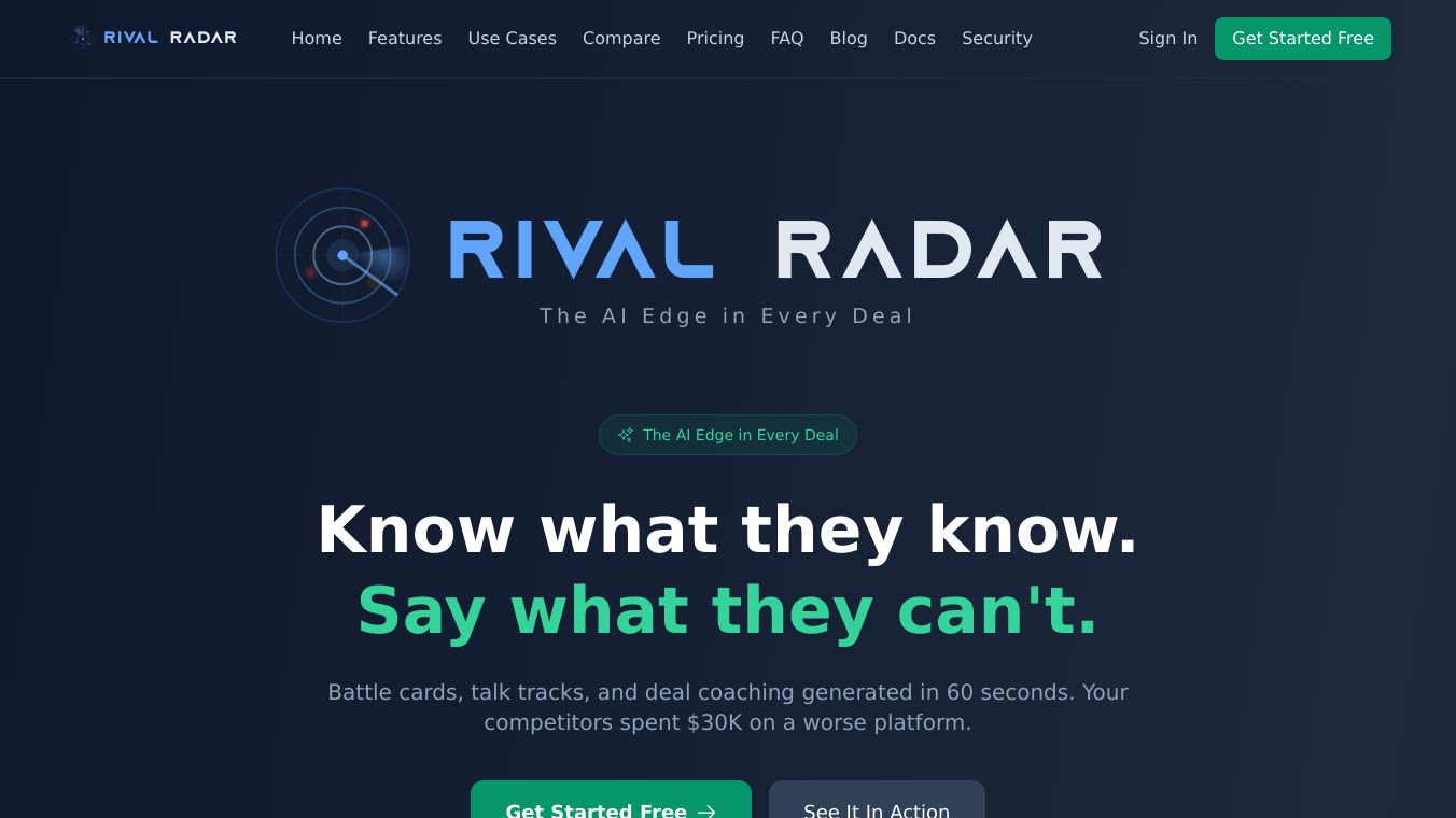 Rival Radar