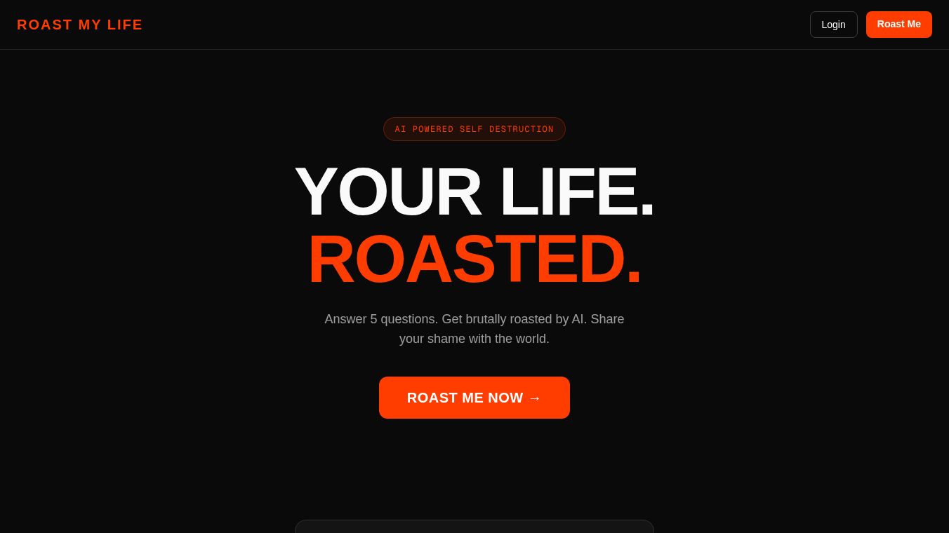 Roast My Life
