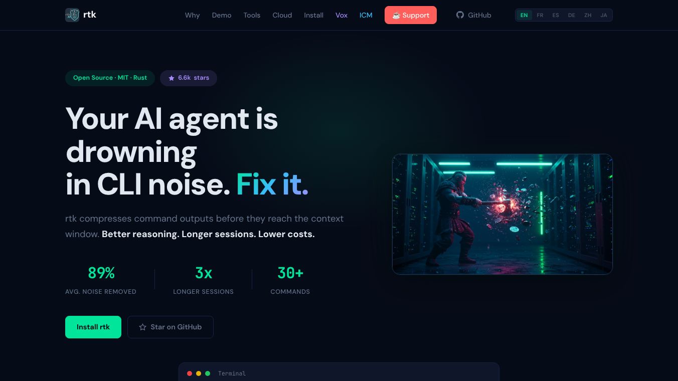 RTK — Rust Token Killer