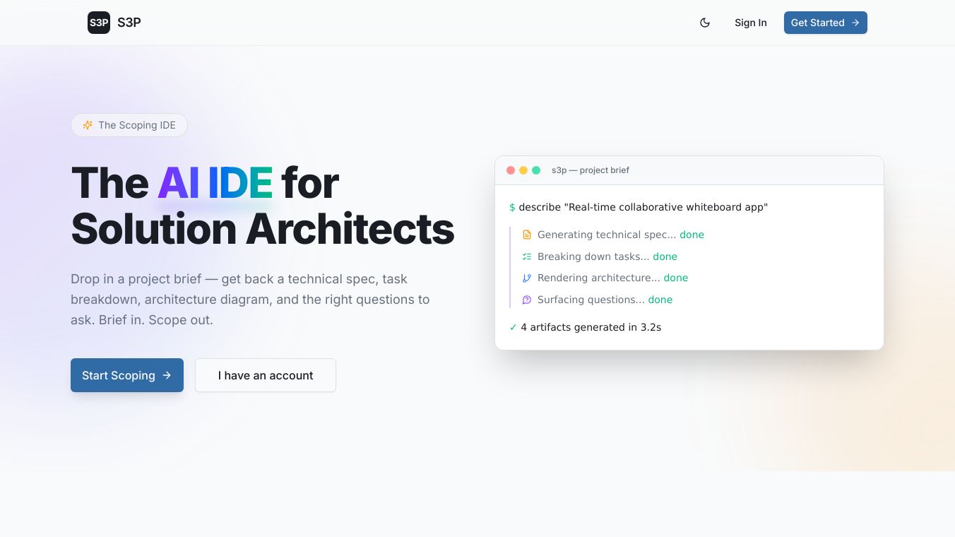 S3P — AI IDE for Technical Leadership