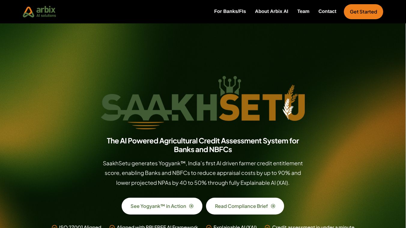 SaakhSetu: AI Credit Scoring