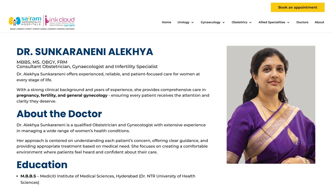 Sairam Superspeciality Hospital -