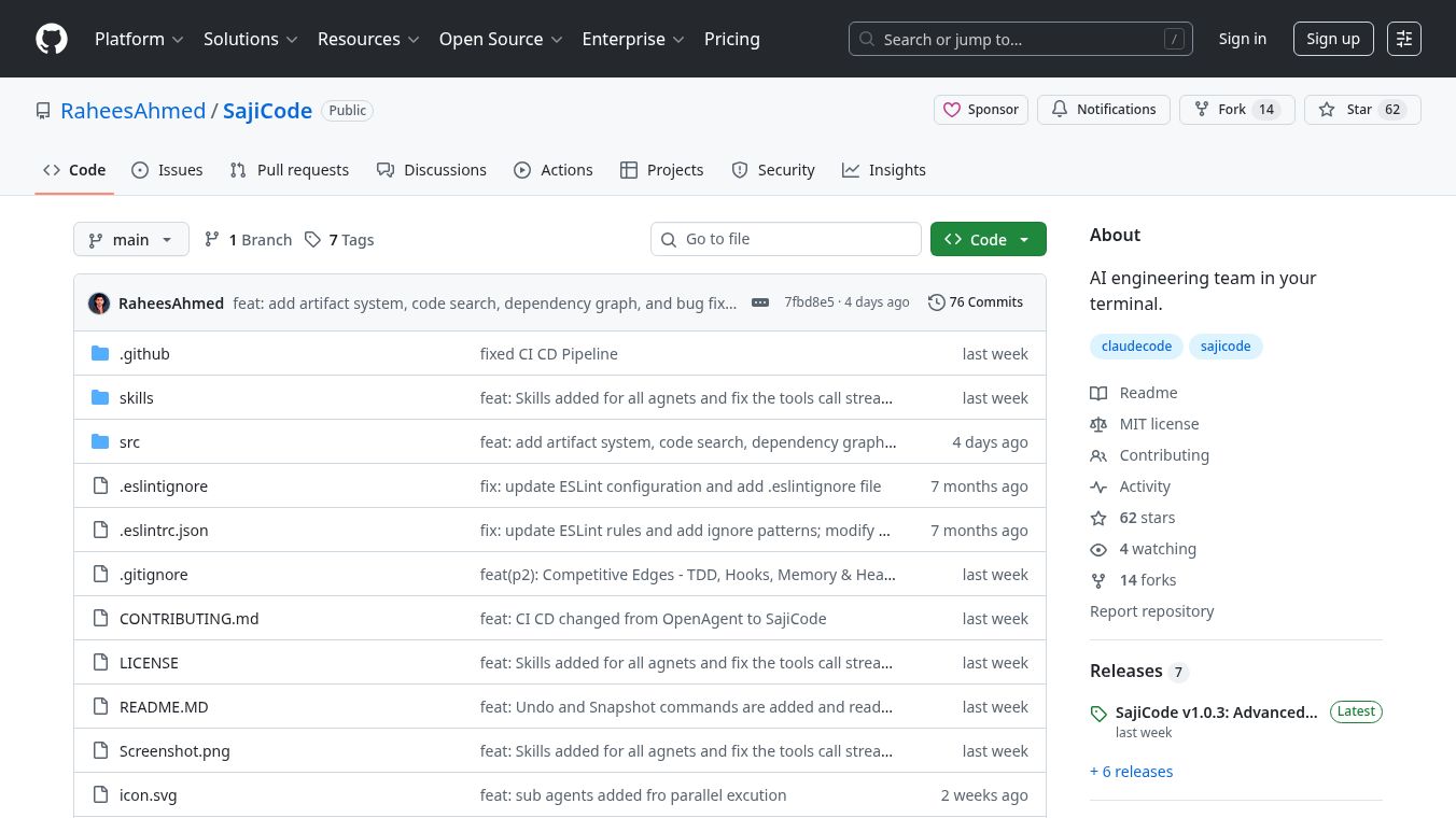 SajiCode - AI Engineering Teams