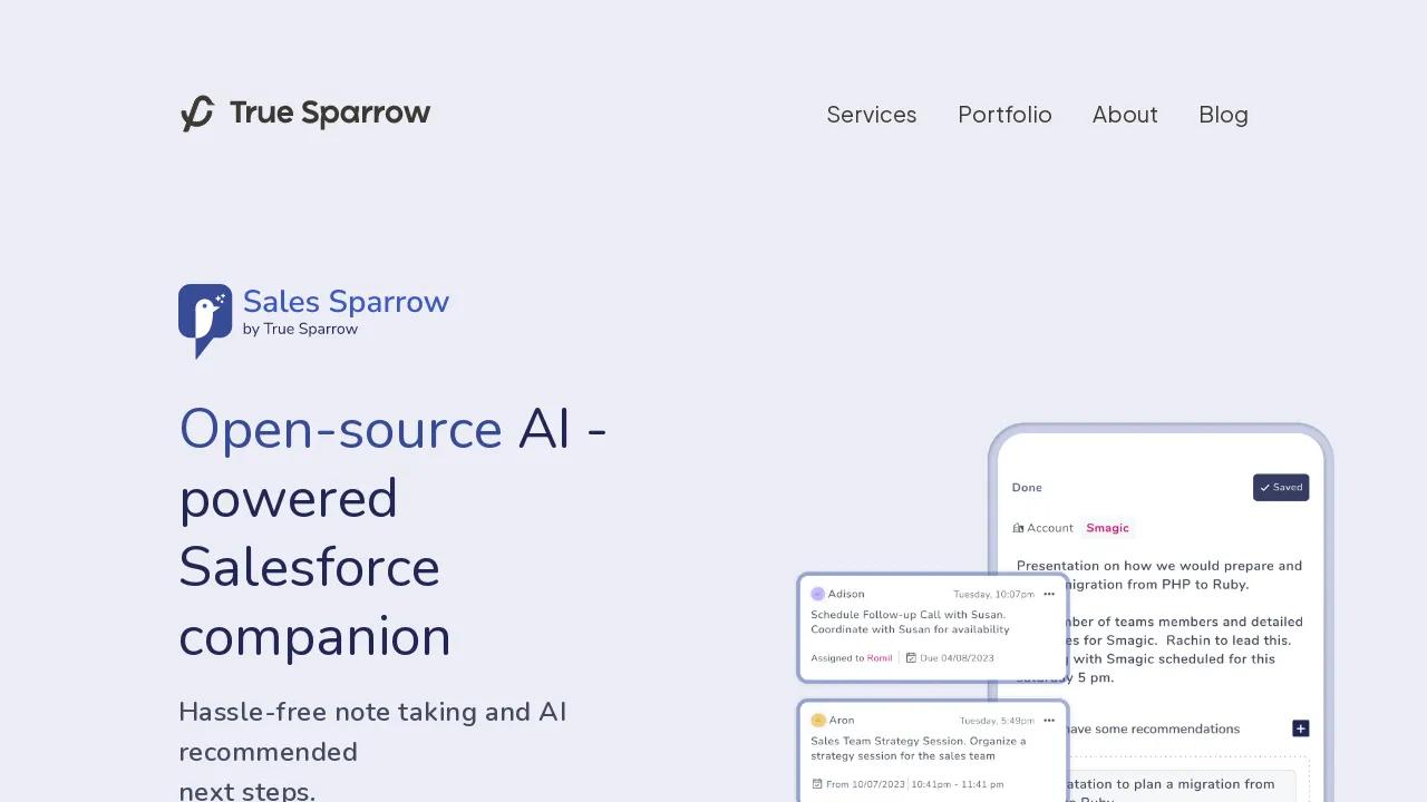 Sales Sparrow by True Sparrow